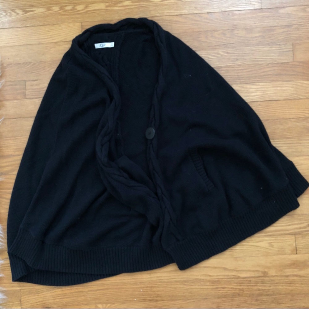 Black UGG cape sweater